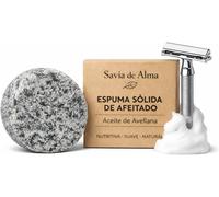 Espuma De Afeitar Hombre Sólida Con Aceite De Avellana - Jabón De Afeitar Premiu