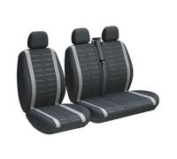 ESPYN Auto Coprisedili Coprisedili Universali Per Camion 2+1 Protettivi Per Ducato Per Furgone Per Gazelle 3302 Per Boxer Per Rio 2009 Per T4(3-Seater GRAY)