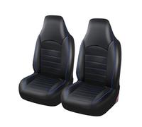 ESPYN Auto Coprisedili Interno Automatico Copertura Sedile Dell'auto Anteriore In Pelle PU Alta Secchio Per 308 CC Per Ranger Per XLT 2001(Blue-2Piece)
