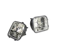 ESPYN Fanale Proiettore Alloggiamenti Per Indicatori Direzione DRL Per Paraurti Anteriore Auto Con Lente Trasparente/fumé Per Hummer H3 H3T 2006-2010 Senza Lampadina/presa Faro Principal(Clear Lens)