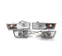 ESPYN Fendinebbia Per Auto Per Per Golf 3 1992 1993 1994 1995 1996 1997 Set Auto Affumicato Paraurti Anteriore Fendinebbia + Indicatore Di Direzione(Crystal White)