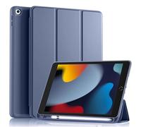 EspZanthic Cover Custodia per iPad 9/8/7 10,2 Pollici (9a/8a/7a Generazione, 2021/2020/2019) con Pencil Holder, Pellicola Proteggi Schermo, Auto Svegliati/Sonno