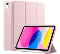 EspZanthic Custodia Cover Compatibile con iPad 11a Generazione (A16) 11 Pollici (2025) / iPad 10a Generazione 10.9 Pollici (2022) Ultra Sottile Retro Cover con Portapenne, Rosa