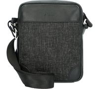 Esquire Borsa a tracolla in vita riciclata 16 cm nero