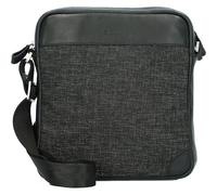Esquire Borsa a tracolla in vita riciclata 22 cm nero