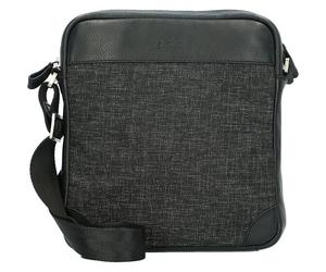 Esquire Borsa a tracolla in vita riciclata 22 cm nero