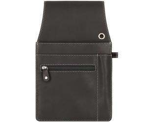 Esquire Borsa da cameriere Dallas in pelle 15,5 cm nero