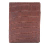 Esquire borsa Dallas Croco Portrait Wallet Brown