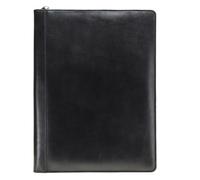 Esquire Cartella universitaria Vera Pelle 24 cm nero