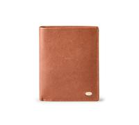 Esquire Chicago Portafoglio Protezione RFID Vera Pelle 9.5 cm marrone