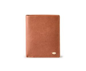 Esquire Chicago Portafoglio Protezione RFID Vera Pelle 9.5 cm marrone