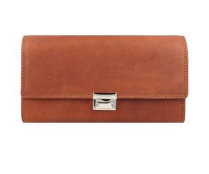 Esquire Dallas Cameriere Portafoglio in pelle 18 cm marrone