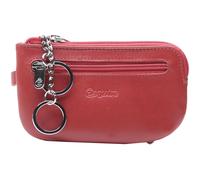 Esquire New Silk Key Case with Zip Red