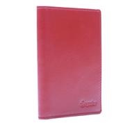Esquire New Silk Passport Card Holder Red