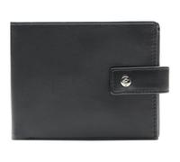 Esquire New Silk Wallet Quer with Flap M Black