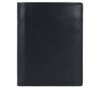 Esquire Nuovo portafoglio in pelle di seta 9 cm nero