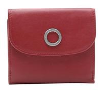Esquire Pelle portafoglio Athena Little Wallet Red rosso scuro
