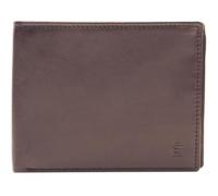 Esquire portafoglio Madrid Wallet Brown marrone scuro