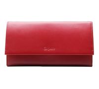 Esquire portafoglio New Silk Ladies Wallet Red rosso scuro