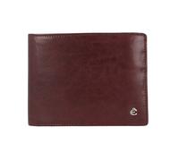 Esquire Portamonete 'Toscana' marrone scuro / argento Uomo Esquire XS-XXL