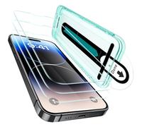 ESR 3+1 Armorite Vetro per iPhone 14 PRO Max, 3 Pezzi, Pellicola Temperato Ultraresistente, e 1 di Pellicola Fotocamera individuali per Le Lenti, Durezza 9H
