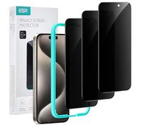 ESR 3 Pezzi Pellicola Privacy per iPhone 15 Pro Max, Bordi curvi, Compatibili con Le custodie, Protezioni per Lo Schermo