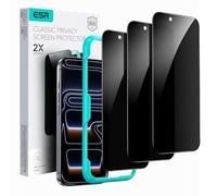 ESR 3 Pezzi Pellicola Privacy per iPhone 17 Pro Max,Cornice di Allineamento