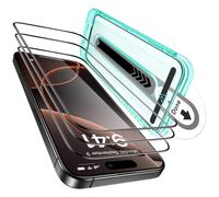 ESR 3 Pezzi Pellicola Vetro per iPhone 16 Pro Supporto FlawlessFit Grado