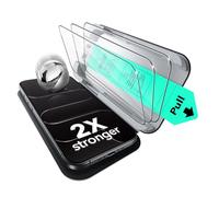 ESR 3 Pezzi, Pellicola Vetro Temperato per iPhone Air, Grado militare, Protettiva per iPhone 17 Air Infrangibili, Durezza 9H, Vetro temperato a copertura totale con supporto UltraFit