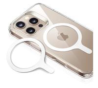 ESR Anelli MagSafe, 2 Anelli Metálicos Universali per Funde di Telefono, Compatibili con iPhone 17/16/16e/15/14/13, Google Pixel 10, Galaxy S25/S24/S23/S22/S21, Accessorio MagSafe, Bianco