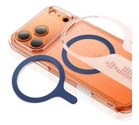 ESR Anello MagSafe, 2 Pezzi Universali Metallo Anello Magnetico, Blu Scuro