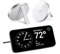 ESR Chargeur Induction sans Fil HaloLock avec Béquille Compatible avec MagSafe, iPhone 17/17e/16/15/14/13/12, Samsung Galaxy S26 Series, Câble de 1,5 m Débranchable, Blanc