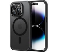 ESR Classic Hybrid Cover per iPhone 14 Pro Max, Nero opaco | Anti-ingiallimento a lunga durata, Ultrasottile, Compatibile con MagSafe, Protezione militare 3X, Custodia Magnetica