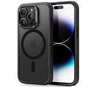 ESR Classic Hybrid Cover per iPhone 14 Pro, Nero opaco | Anti-ingiallimento a lunga durata, Ultrasottile, Compatibile con MagSafe, Protezione militare 3X, Custodia Magnetica
