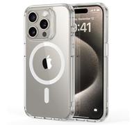 ESR Classic Hybrid Cover per iPhone 15 Pro Max, Trasparente | Anti-ingiallimento a lunga durata, Ultrasottile, Compatibile con MagSafe, Protezione militare 3X, Custodia Magnetica