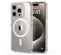 ESR Classic Hybrid Cover per iPhone 15 Pro, Trasparente | Anti-ingiallimento a lunga durata, Ultrasottile, Compatibile con MagSafe, Protezione militare 3X, Custodia Magnetica