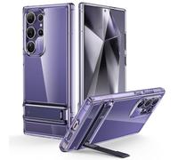 ESR Cover con cavalletto per Samsung Galaxy S24 Ultra, Trasparente Viola