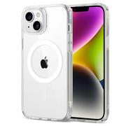ESR Cover Magnetica per iPhone 14 Plus, Compatibile con Magsafe, Custodia Trasparente con HaloLock, Protezione antiurto di livello militare, Retro resistente ai graffi, Trasparente