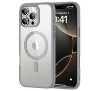 ESR Cover Magsafe per iPhone 16 Pro Max, Set 4-in-1, Grigio Opaco | con protezione schermo, Protezione militare anti-caduta, Cover opaca traslucida
