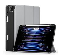 ESR Cover Pencil Compatibile con iPad PRO 11 (2022/2021, 4a/3a Gen), Custodia con Supporto per Pencil 2, Retro Flessibile, Supporto Trifold, Automatica attivazione/Standby, Serie Rebound, Grigio
