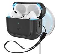 ESR Cover per AirPods Pro 2/1 Gen (2023/2022/2019), Compatibile con AirPods Pro 2 (USB-C/Lightning Cable), Custodia abilitata a MagSafe, Protezione dalle cadute, Chiusura magnetica, Serie Orbit, Nero