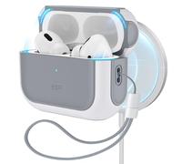 ESR Cover per AirPods Pro 2/1 Gen (2023/2022/2019), Compatibile con AirPods Pro 2 (USB-C/Lightning Cable), Custodia abilitata a MagSafe, Protezione dalle cadute, Chiusura magnetica, Serie Orbit,Bianco