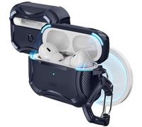 ESR Cover per AirPods Pro 2/1 Generazione (2023/2022/2019), Custodia per AirPods Pro 2 (USB-C/Lightning Cable), Adatto per MagSafe, Chiusura Magnetica, Protezione Dalle Cadute, Blu