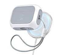 ESR Cover per AirPods Pro 2/1, Protezione dalle cadute con cordino, Bianco | Compatibile con AirPods Pro 2/1, Compatibile con MagSafe, Protezione dalle cadute con cordino, Chiusura Magnetico,Serie Orbit