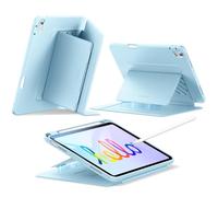 ESR Cover per iPad (A16) 11 Generazione, iPad di 11a/10a Gen (2025/2022), Custodia con Supporto Verticale, Angolazioni Multiple, Ultra Stabile con Supporto per Pencil, Serie Ibrida Flip, Blu Chiaro