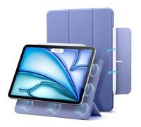 ESR Cover per iPad Air 11" M3/M2 (2025/2024),iPad Air 5/4 Gen(2022/2020),Custodia Magnetica con Supporto Trifold,Aggancio Magnetico,Supporto per Pencil Pro/USB-C,Auto Attivazione/Standby,Viola