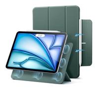ESR Cover per iPad Air 11" M3/M2 (2025/2024),iPad Air 5a/4a Gen(2022/2020),Custodia Magnetica con Supporto Trifold,Aggancio Magnetico,Supporto per Pencil Pro/USB-C,Auto Attivazione/Standby,Verde