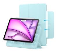 ESR Cover per iPad Air 13" (2025/2024), iPad Pro 12.9 (2022/2021/2020), Custodia Magnetica con Supporto Trifold, Aggancio Magnetico, Supporto per Pencil Pro/Pencil USB-C, Auto Attivazione, Blu fresco