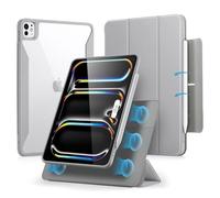 ESR Cover per iPad Pro 11"(M5/M4) 2025/2024,Magnetica e Rimovibile, Supporto per Pencil Pro/USB-C, Supporto Verticale e Orizzontale, Auto Attivazione/Standby, Serie Rebound 360, Grigio