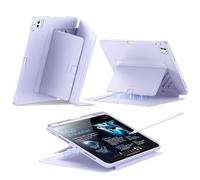 ESR Cover per iPad Pro 11" (M5/M4) 2025/2024, Supporto Verticale, Diverse Angolazioni di Supporto, Custodia Ultra Stabile per iPad Pro 11 con Porta Pencil, Serie Flip, Violette